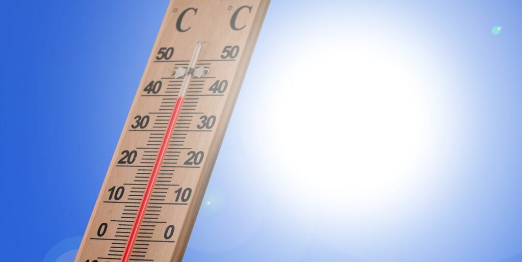 thermometer, summer, hot, heat, sun, temperature, nature, warmth, energy, heaven, weather, climate, extreme
