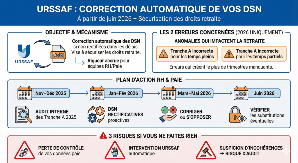 DSN de substitution procédure